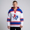 2026 Rangers Dallas Stars Hooded Hockey Sweater Giveaway 2