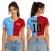 Argentina x Spain World Cup 2026 Crop Top Jersey (2)