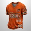 Bengals Est 1946 All Over Print Distressed Ripped Shirt 1