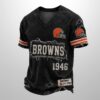 Browns Est 1946 All Over Print Distressed Ripped Shirt 2