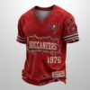 Buccaneers Est 1946 All Over Print Distressed Ripped Shirt 1