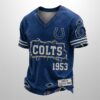 Colts Est 1946 All Over Print Distressed Ripped Shirt 1