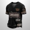 Commanders Est 1946 All Over Print Distressed Ripped Shirt 3