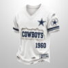Cowboys Est 1946 All Over Print Distressed Ripped Shirt 3