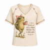 Faith Frogs First Of All Jesus Thinks Im A Delight Printed Casual T Shirt1