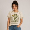 Faith Frogs I Could Be Meaner But Jesus Said No Printed Casual T Shirt 4