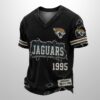 Jaguars Est 1946 All Over Print Distressed Ripped Shirt 2
