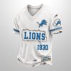Lions Est 1946 All Over Print Distressed Ripped Shirt 3