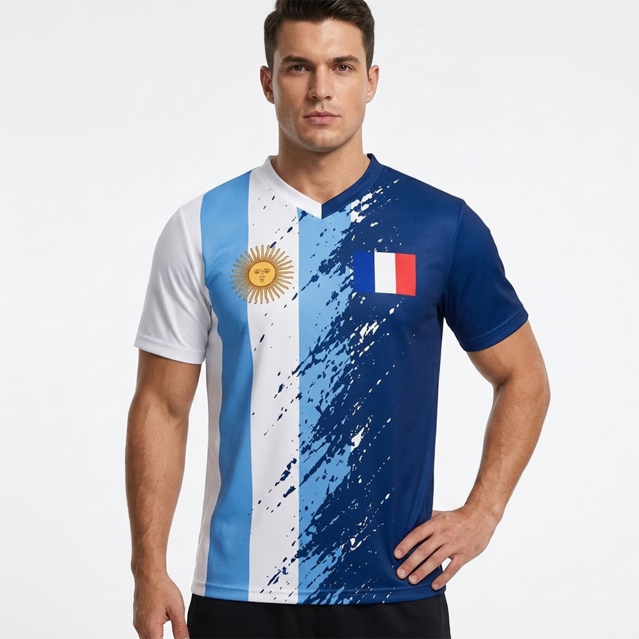 Personalized Argentina x France World Cup 2026 Football Jersey 2 Personalized Argentina x France World Cup 2026 Football Jersey 2