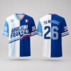 Personalized Half Argentina Half France World Cup 2026 Football Jersey 1