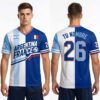 Personalized Half Argentina Half France World Cup 2026 Football Jersey 2