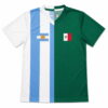 Personalized Half Argentina Half Mexico World Cup 2026 Football Jersey 5 Personalized Half Argentina Half Mexico World Cup 2026 Football Jersey 1
