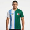 Personalized Half Argentina Half Mexico World Cup 2026 Football Jersey 2