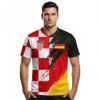 Personalized Half Croatia Half Germany World Cup 2026 Football Jersey 3 Personalized Half Croatia Half Germany World Cup 2026 Football Jersey 2