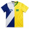 Personalized Half Scotland Half Brazil World Cup 2026 Football Jersey 1