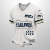 Seahawks Est 1946 All Over Print Distressed Ripped Shirt 3