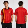 Spain 1994 World Cup 2 Stars Home Jersey (4)