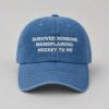 Survived Someone Mansplaining Hockey To Me Hat (1)