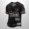 Texans Est 1946 All Over Print Distressed Ripped Shirt 2