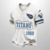 Titans Est 1946 All Over Print Distressed Ripped Shirt 2