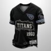 Titans Est 1946 All Over Print Distressed Ripped Shirt 3