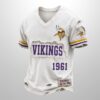 Vikings Est 1946 All Over Print Distressed Ripped Shirt 2